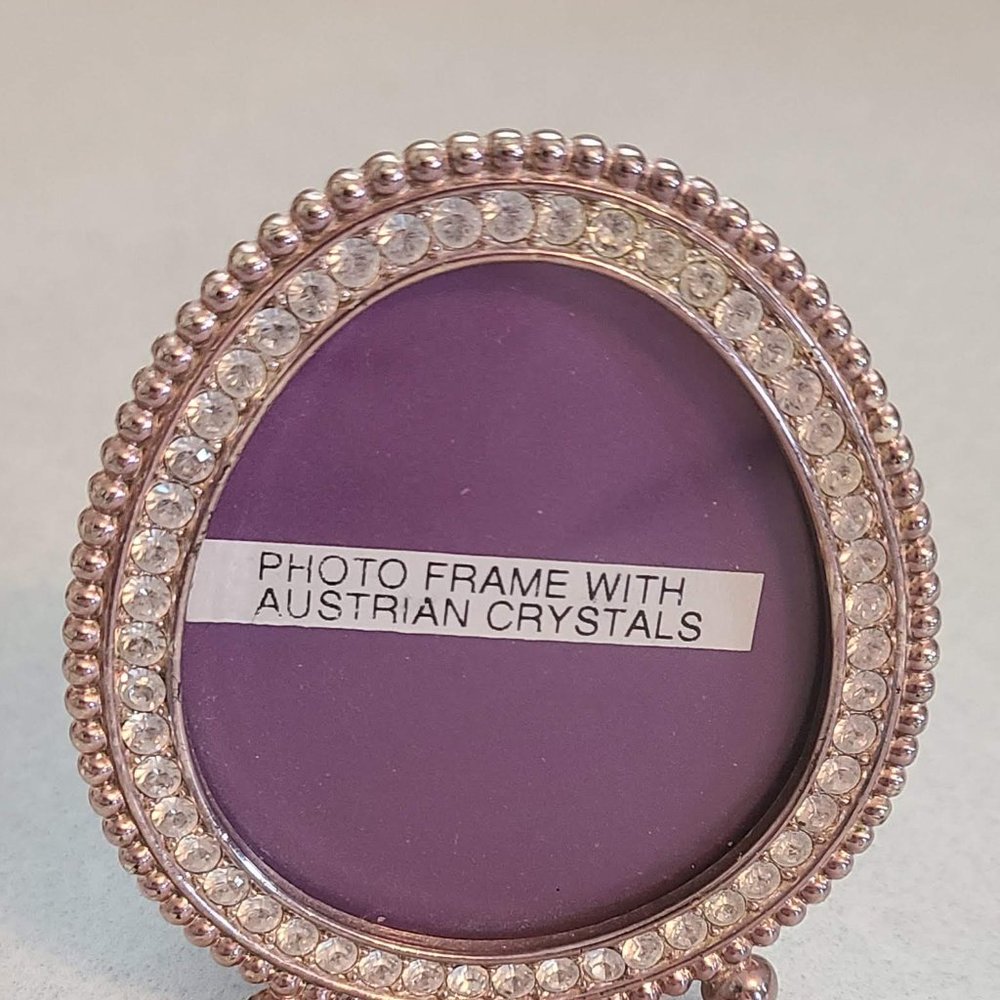 Purple Rhinestone Photo Frame - Picture 2 of 5